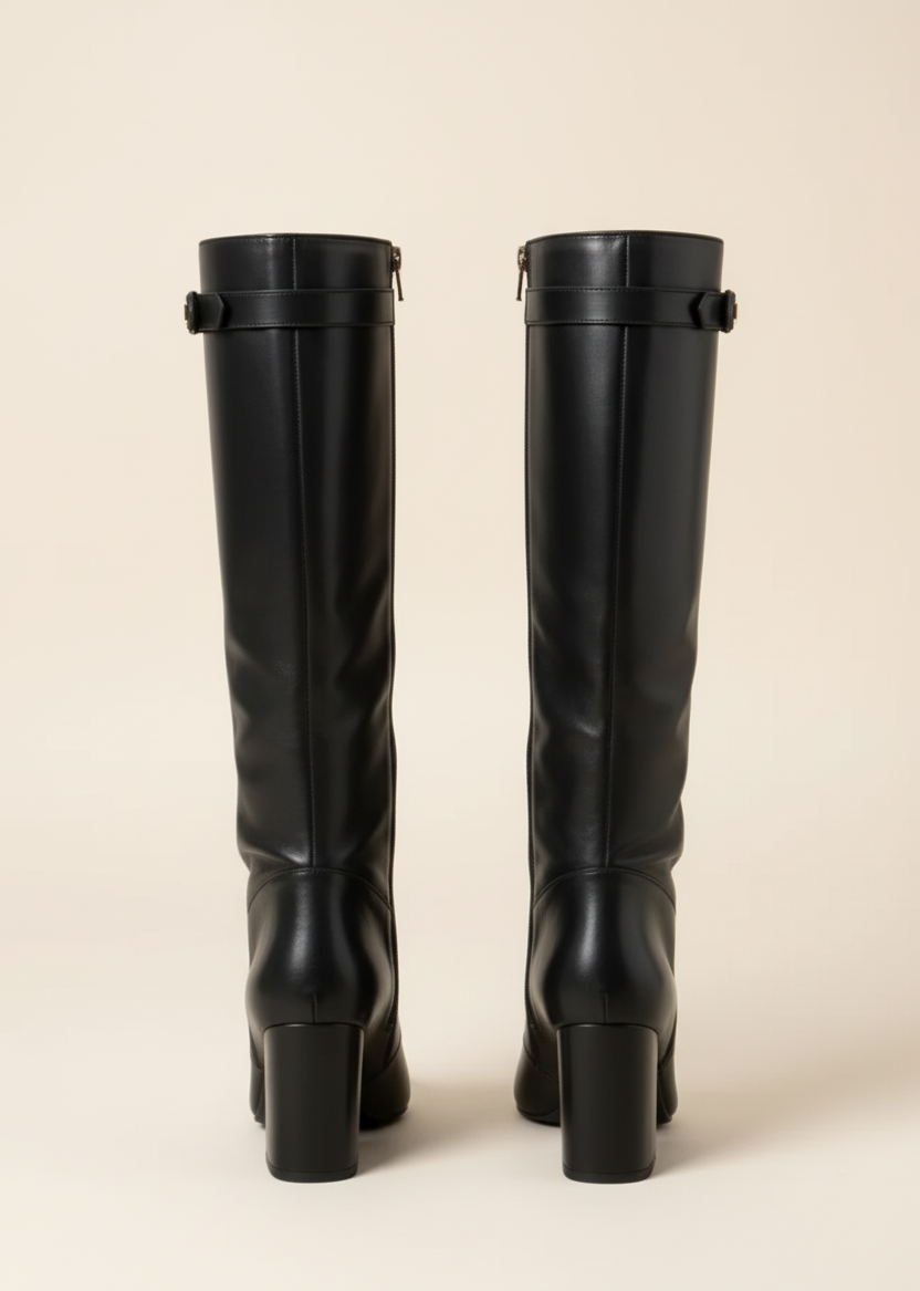 Lisa- Suede Knee-High Boots