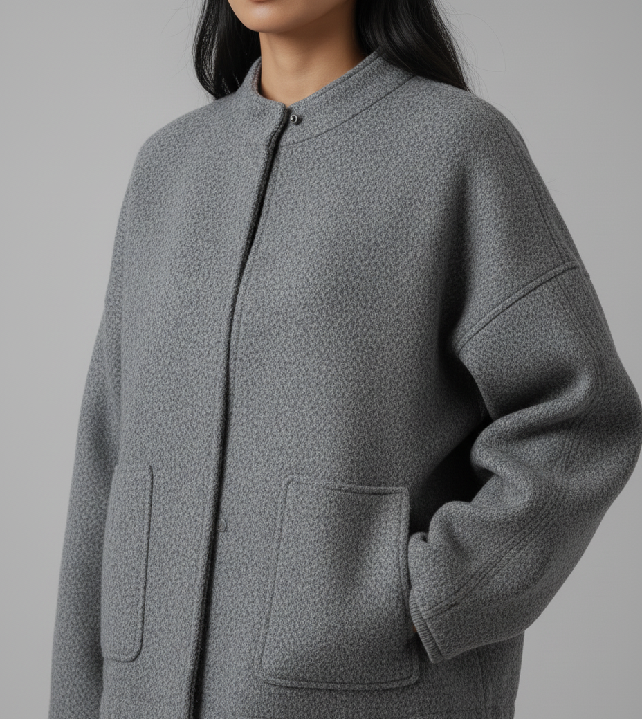 Moana - Wool-Blend Oversized Jacket