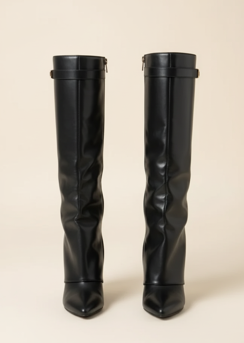 Lisa- Suede Knee-High Boots