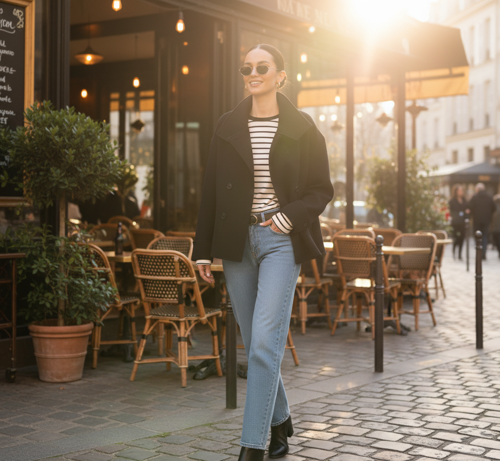 Aya - Oversized High-Neck Coat