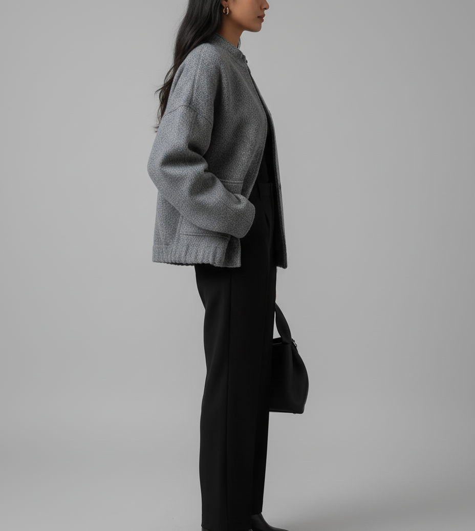 Moana - Wool-Blend Oversized Jacket